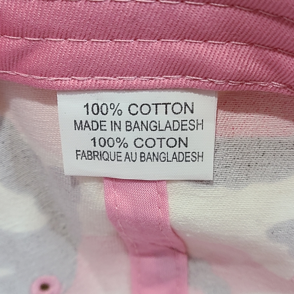 Pink Camo strapback hat - Picture 6 of 6